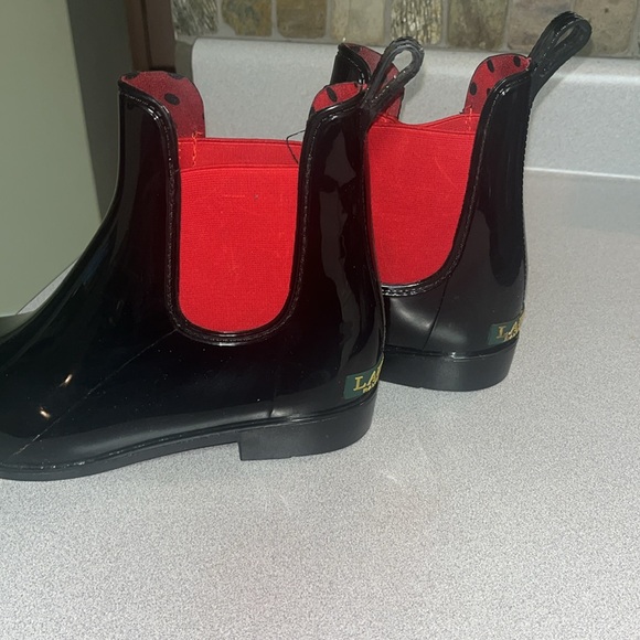 Lauren Ralph Lauren Talley Rain Boots . Sz 9 - Picture 4 of 7